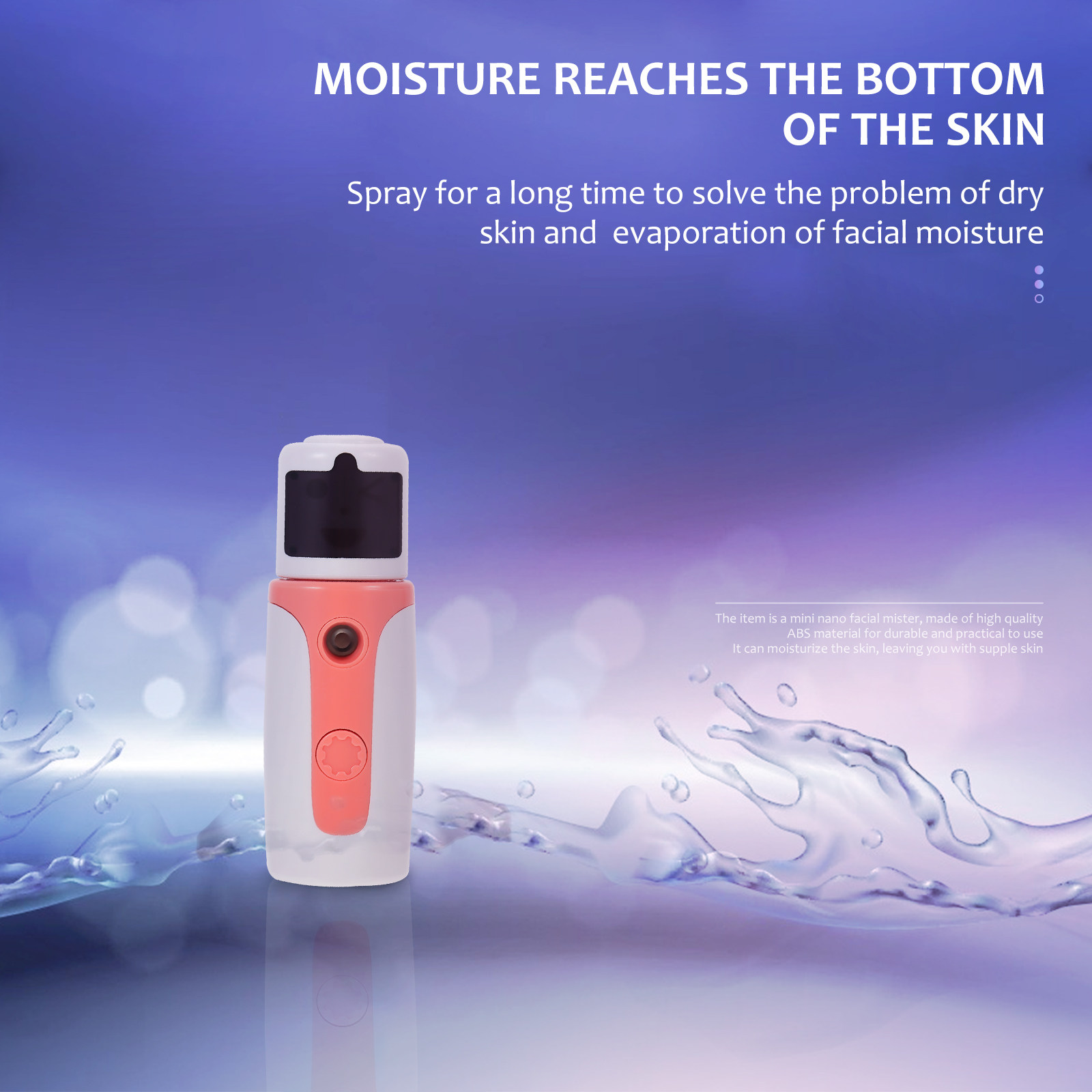 1Set Nano Facial Mist Sprayer  - Facial Steamer Nano recension och pris