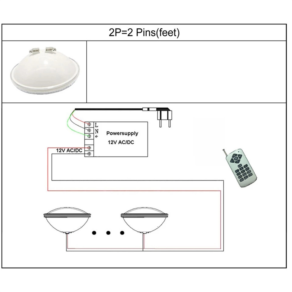 45W 25W PAR56 RGB LED Swimming - Xy Spa & Wellness recension och pris