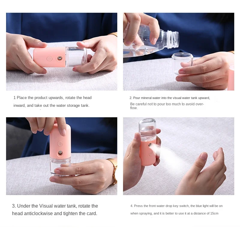 Mini Portable Humidifier Facia - Facial Steamer Nano recension och pris