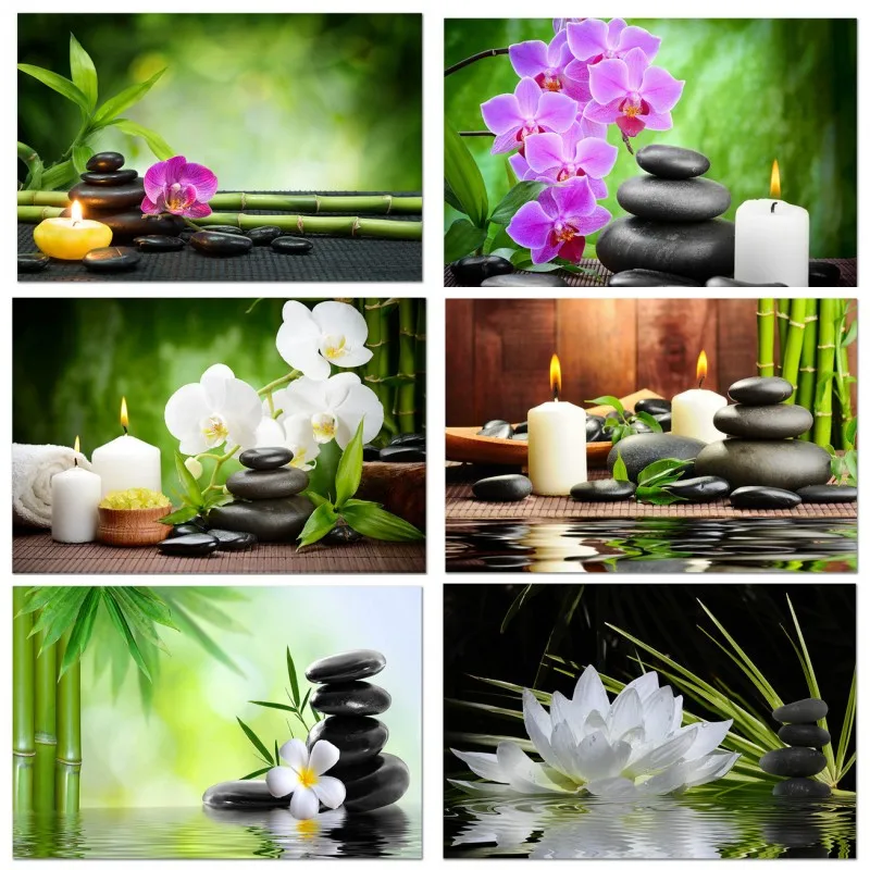 Zen Spa Still Life Canvas Wall - Spa Wellness Images recension och pris