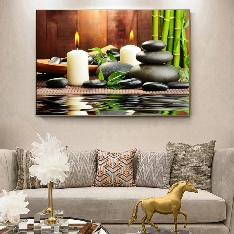 Zen Spa Still Life Canvas Wall - Spa Wellness Images recension och pris