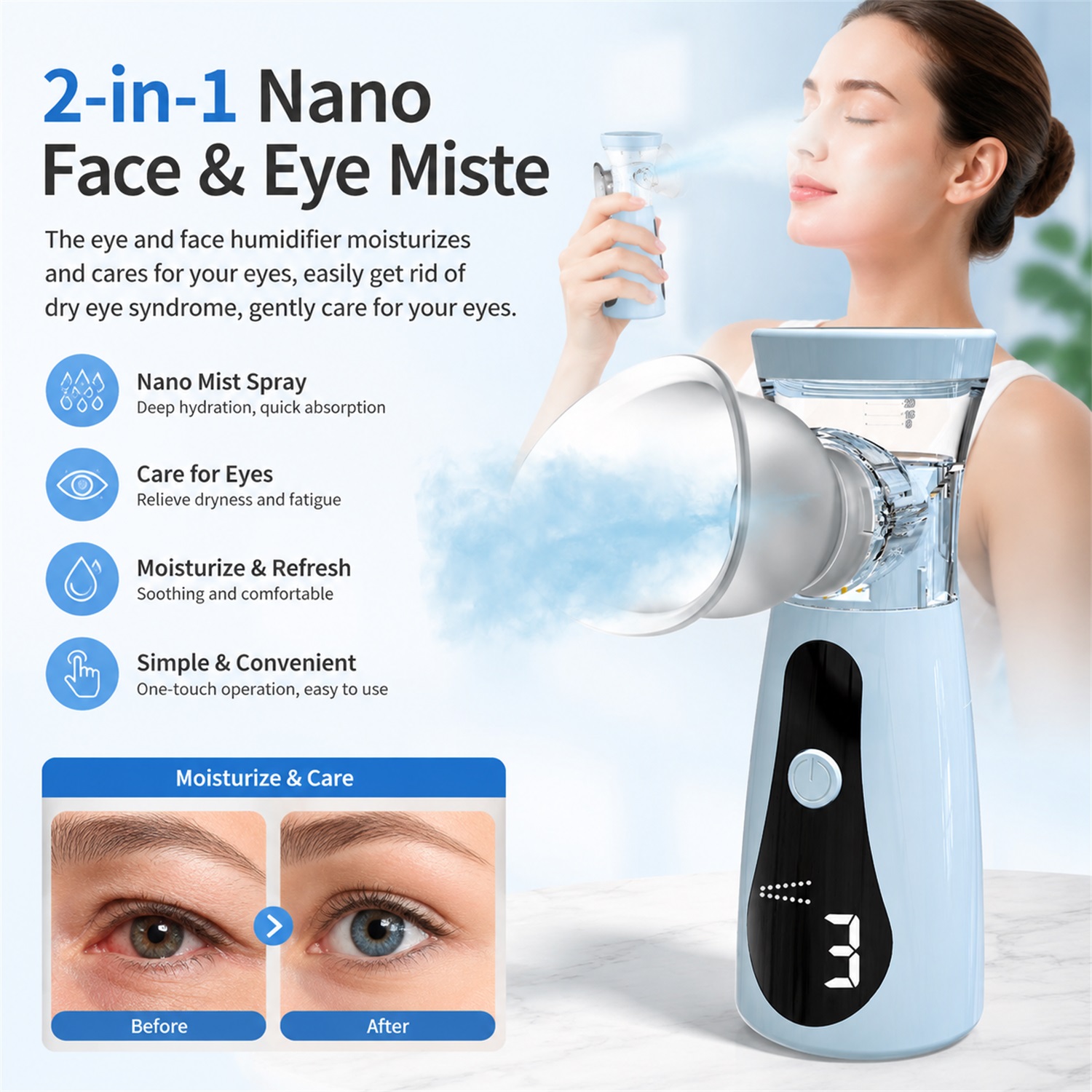 Nano Cold Spray Facial Steamer - Facial Steamer Nano recension och pris