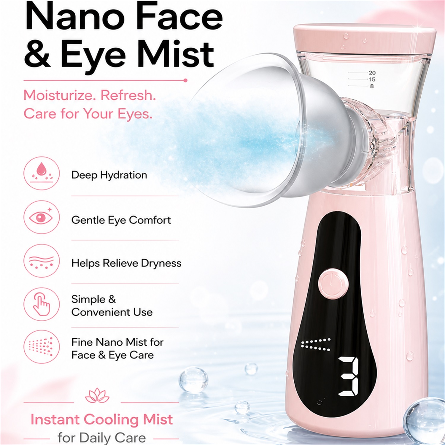 Nano Cold Spray Facial Steamer - Facial Steamer Nano recension och pris