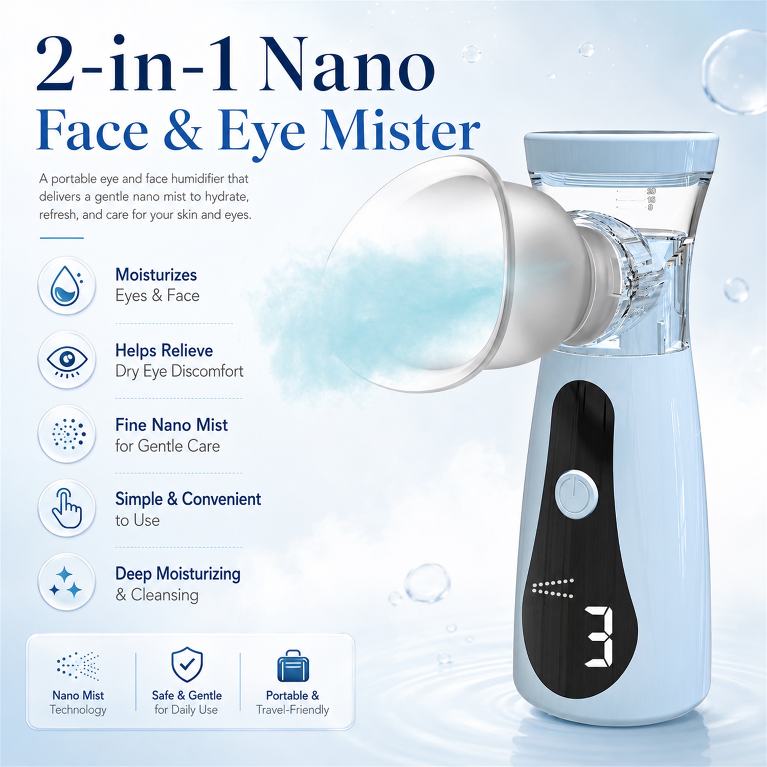 Nano Cold Spray Facial Steamer - Facial Steamer Nano recension och pris